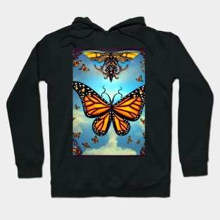 Butterfly by design of creative work Hoodie